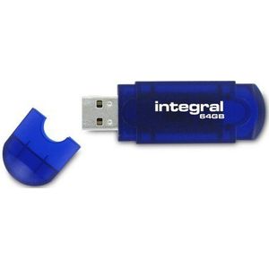 Integral Memory Evo INFD64GBEVOBL 64GB USB-stick koningsblauw