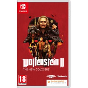 Nintendo Games Switch Wolfenstein 2 The New Colossus Code In Box Rood PAL