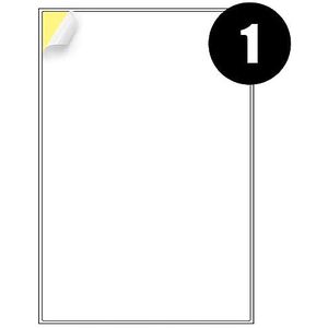 A4-etiketten 1 per vel, 20 vellen 20 plakkerig label, adreslabels, printerlabels, iSoul zelfklevend afdrukbaar A4-stickerpapier om af te drukken, laserlabelstickers [Sneldrog]
