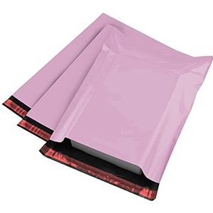 iSOUL Sterke grote grijze postpostzakken 12 x 16 inch verpakking mailers, iSOUL [Gebruik in pakket, levering, verzending, post, pakket] [Plastic enveloppen] Baby Roze 100 Pack