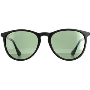 Montana Oval unisex mat zwart groen gepolariseerde mp24 zonnebril