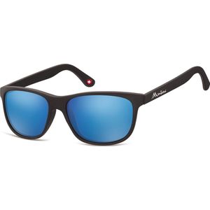Montana Zonnebril MS48 Zwart Revo Blauw | Sunglasses