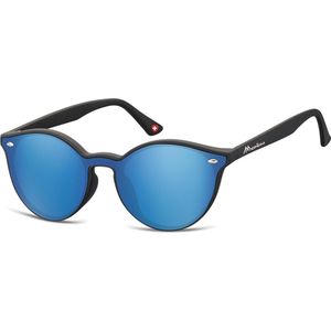 Montana MS46- zonnebril- havana- blauw spiegel