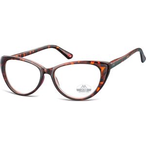 Montana Eyewear MR64A Leesbril vlindermontuur +1.50 - Glanzend Turtle
