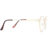 Montana Eyewear HBLF54 Blauw licht filter leesbril +3.00 Goudkleurig