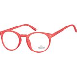 Montana Leesbril HMR55 Rood/transparant Sterkte +1:50