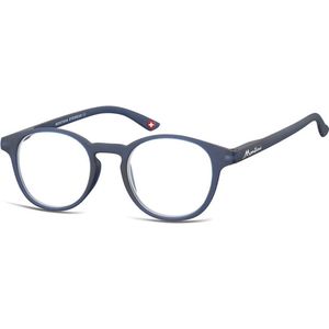 Montana Eyewear MR52A ronde leesbril +1.00 navy