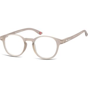 Montana Eyewear MR52C ronde leesbril +3.50 grijs