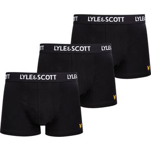 Lyle & Scott - 3-pack Boxershorts - Zwart - Heren
