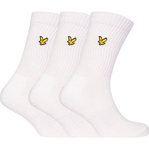 Lyle & Scott - Hamilton - Huissokken - Wit - 3-pack