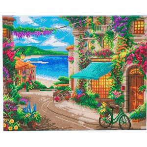 Crystal Art diamond painting kit Italian Cafe 40 x 50 cm