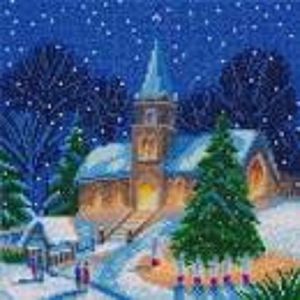 Crystal Art - Christmas Carols - diamond painting - 30×30 cm - Partial