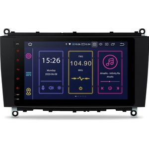 Carplay autoradio voor Mercedes CLK | C209 | A209 | 2002 t/m 2009 | Android 13 | Draadloos Apple Carplay & Android Auto | 4GB + 64GB | 8-Core processor | Xtrons | 2025 model | 2002 2003 2004 2005 2006 2007 2008 2009 | Bluetooth & Wifi
