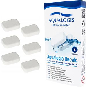 Aqualogis - Koffiemachineontkalker - 6 stuks - Kalkverwijderaar - Beschermt tegen corrosie