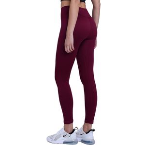 TCA Dames Pro Performance SuperKnit naadloze leggings - Bourgondië, S