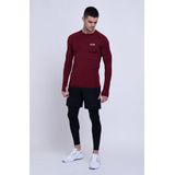 TCA - Stamina - Sportshirt - Oranje - Ademende Stretchstof met Mesh-panelen