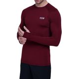 TCA - Stamina - Sportshirt - Oranje - Ademende Stretchstof met Mesh-panelen