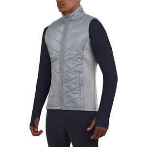 Excel Runner Bodywarmer met Ritszakken voor Heren - Sleet (Grijs), S