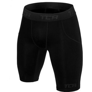 TCA - SuperThermal - Compressie Onderbroek - Zwart - D.R.Y. Technologie, Ademende 3DAirMesh Panelen