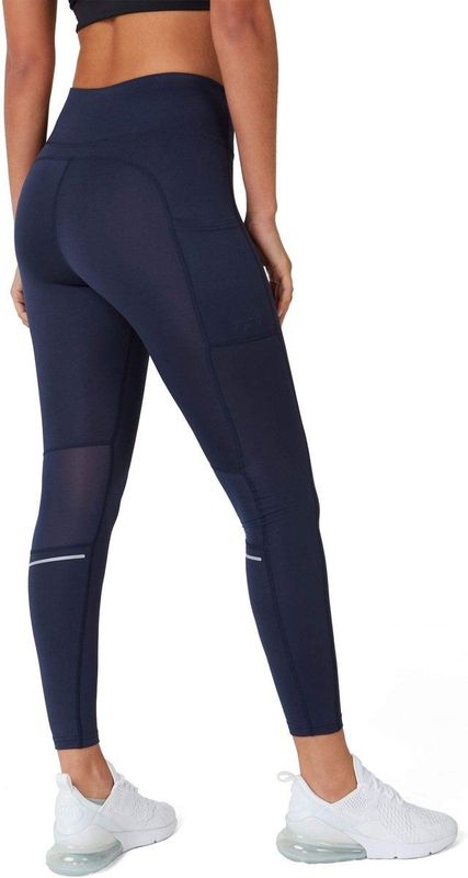 TCA Dames SuperThermal Leggings - Donkerblauw - Superfit Anti-Drop Tailband