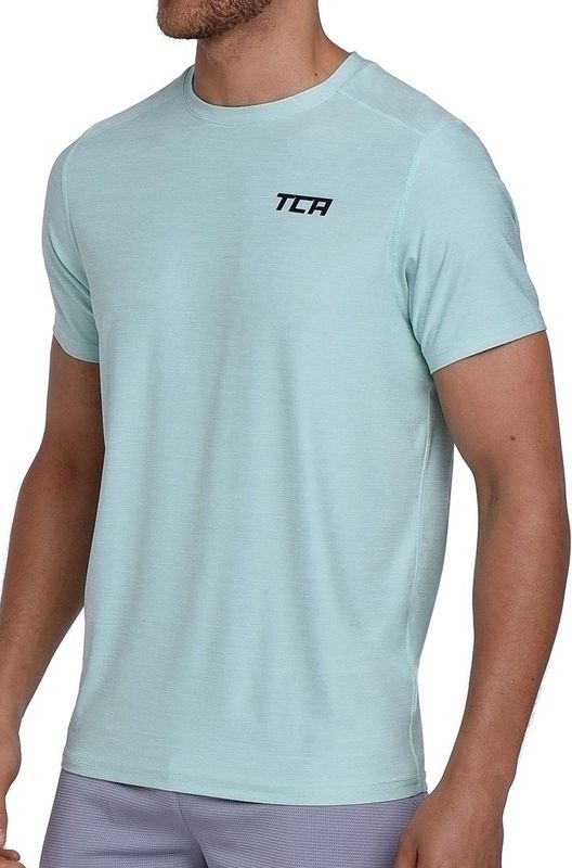 TCA - Galaxy - Sportshirt - Lichtblauw - Quickdry, Ademend, Rekbaar