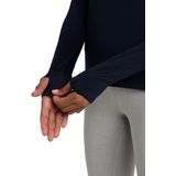 TCA - SuperThermal Lange Mouw Hardloop Trainings Top - Donkerblauw - Materiaal: Thermisch
