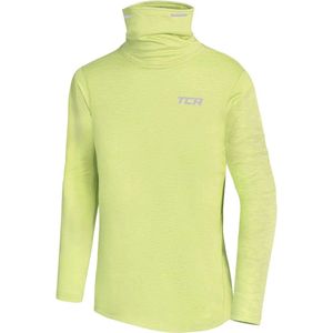 TCA - Warm-Up Hoge Kraag Thermische Hardloop Top - Fel Groen