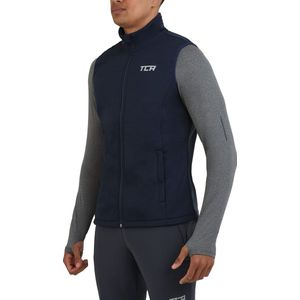 TCA - Flyweight - Hardloop Gilet - Donkerblauw - Wind-proof, Lichtgewicht Thermische Padding, 8 Ritszakken