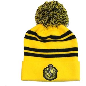 Harry Potter - Hufflepuff Pom Beanie Geel