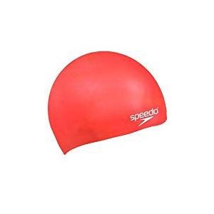 Speedo Kids Plain Moulded Silicone Junior badmuts, rood, eenheidsmaat