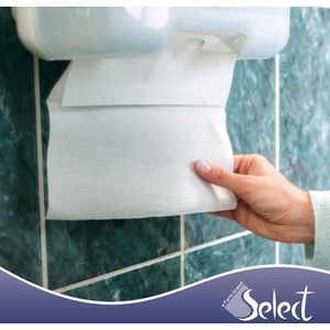 Papieren Handdoekjes compactverpakking 3000 vellen - Z-vouw Tissues - 2 laags - Voordeelverpakking - Hand Towels - Zig Zag handdoekjes -240 x 240mm - 3000 stuks - 14 paks x 214 doekjes - z-fold