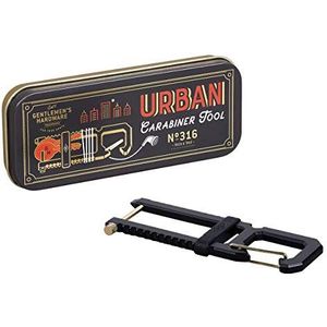 Gentlemen's Hardware GEN316 Urban Carabiner Tool, Zwart