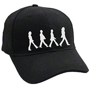 The Beatles Abbey Road chrome Silhouettes Walking Official Black Baseball Cap