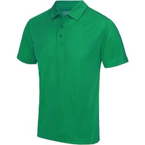 Herenpolo 'Cool Polyester' korte mouwen Kelly Green - S