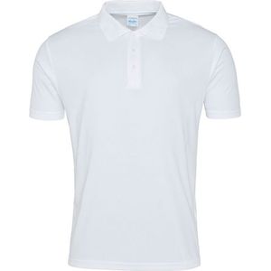 Herenpolo 'Cool Smooth' met korte mouwen Arctic White - XL