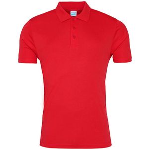 Herenpolo 'Cool Smooth' met korte mouwen Fire Red - L