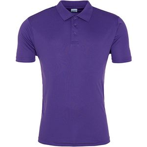 Herenpolo 'Cool Smooth' met korte mouwen Purple - XXL