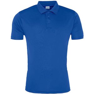 Herenpolo 'Cool Smooth' met korte mouwen Royal Blue - XXL