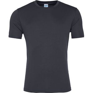 Herensportshirt 'Cool Smooth' Solid Charcoal - 3XL