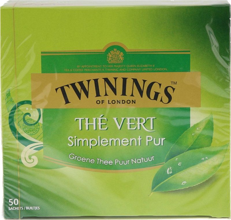 Twinings Groene Thee Doosje met 50 Theezakjes