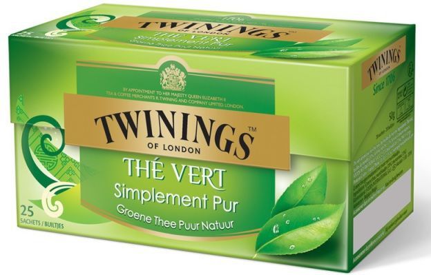 Twinings Groene Thee Pure 25 zakjes