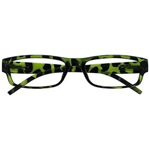 The Reading Glasses Company Unisex Ace Reading Glasses, groene schildpad, 3,50 dioptrie, groene schildpad, 3,50 Dioptrien