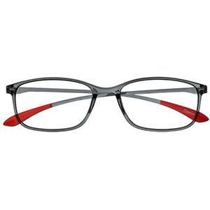 Opulize Ice Super Lichtgewicht Leesbril Kristal Grijs Vrouwen Mannen Scharnieren Met Veer R61-7 +3,00