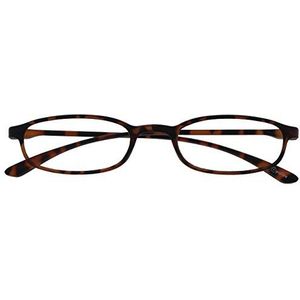 Opulize Fly Zak Formaat Super Licht Leesbril Mat Bruin Mannen Vrouwen Scharnieren Met Veer R67-2 +2,50