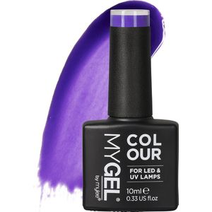 Mylee Gel Nagellak 10ml [Amethyst] UV/LED Gellak Nail Art Manicure Pedicure, Professioneel & Thuisgebruik [Neons Range] - Langdurig en gemakkelijk aan te brengen
