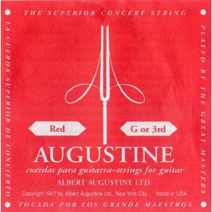 Augustine klassieke gitaarsnaren Classic - Red Label medium tension G3 normaal .040""/1,01mm