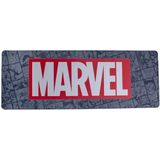 Paladone Products Marvel Logo Desk Mat (XXL), Muismat, Zwart