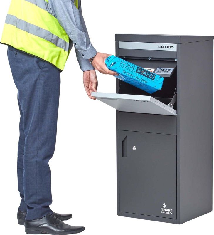 SMART PARCEL BOX™ - Grote pakketbrievenbus, grijs