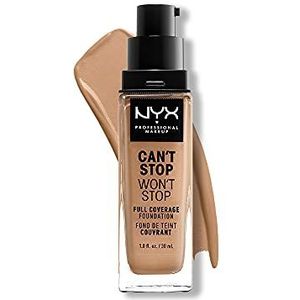 NYX Professional Makeup Can't Stop Won't Stop Full Coverage Foundation, langdurig, waterbestendig, veganistische formule, matte teint, kleur: neutraal