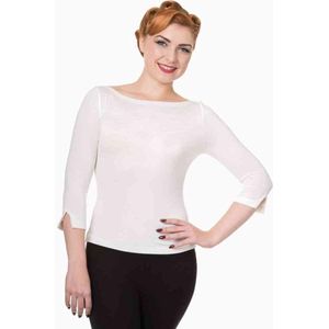 Modern Love - Top - Wit - Viscose/Elastaan
